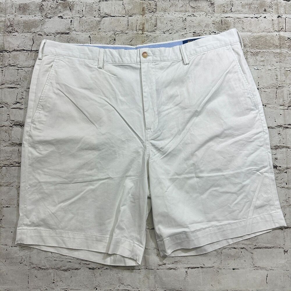 Polo Ralph Lauren Classic Fit Men's 5 Pocket Chino Shorts White 9” Sz.42